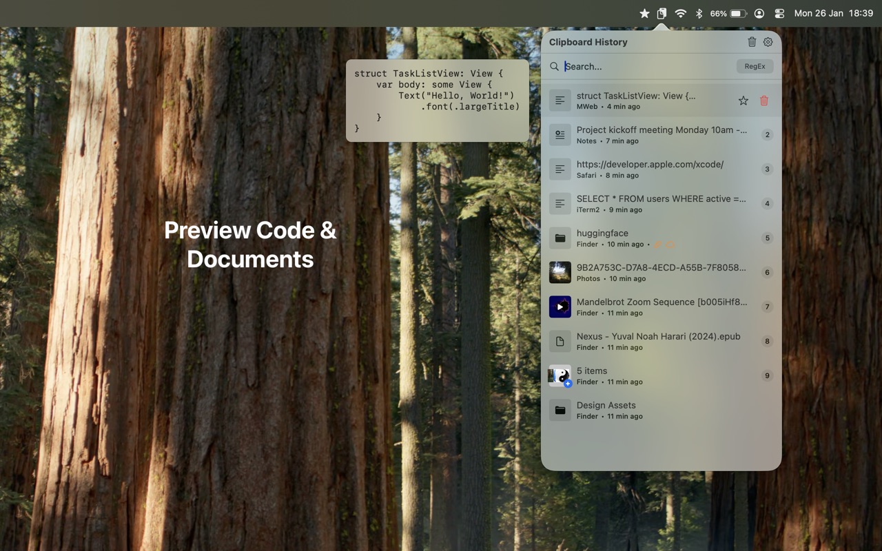 ClipboardMenu screenshot 3